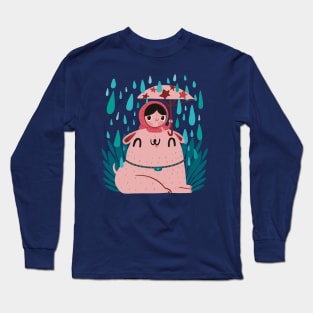 Friends under the rain Long Sleeve T-Shirt